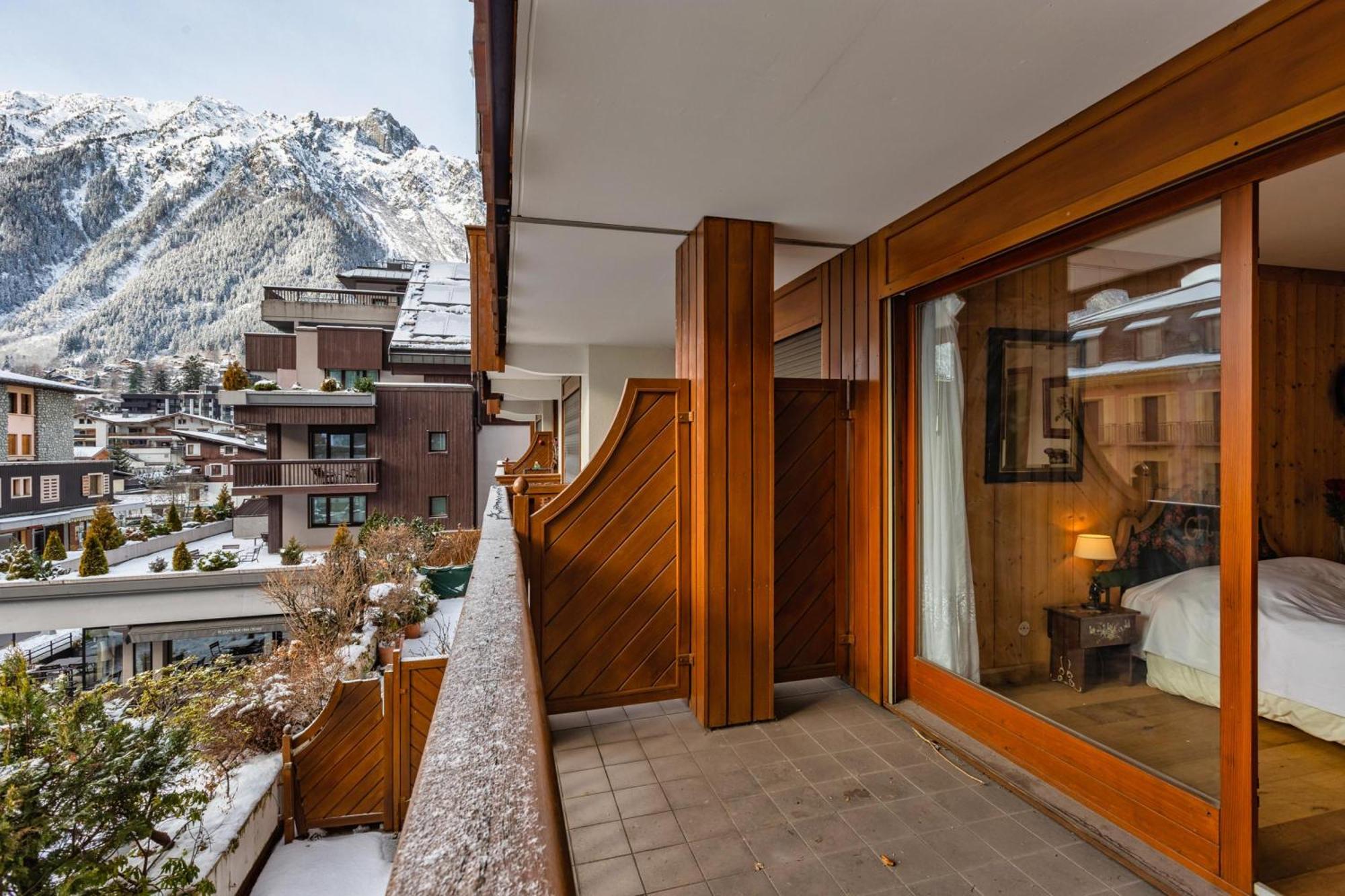 Duplex Aiguille Du Midi Large Terrasse - Happy Rentals Шамоні Екстер'єр фото
