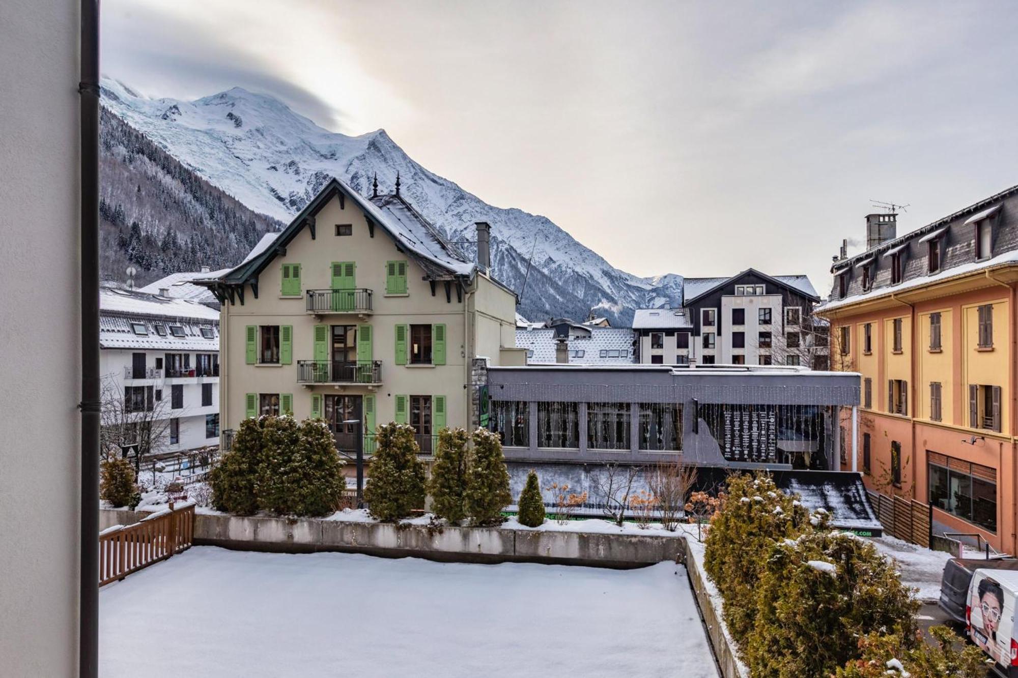Duplex Aiguille Du Midi Large Terrasse - Happy Rentals Шамоні Екстер'єр фото